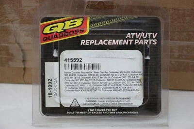 QUADBOSS # 18-1092 REAR MASTER CYLINDER SEAL Rebuild KIT  CAN-AM Outlander - Image 1 of 3