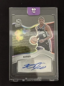 2023-24 Panini Spectra Colorgraphs De'Aaron Fox Prizm Autograph #/75 Sac Kings - Picture 1 of 2