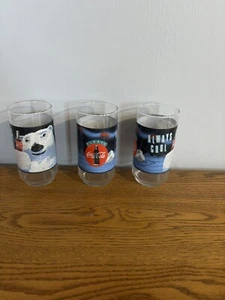 Coca-Cola Always Cool Polar Bear Soda Glasses Set Of 3 - Picture 1 of 4