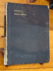 Judas Maccabeus An Oratorio by Handel 1884 Leipzig  - Bild 1 von 11