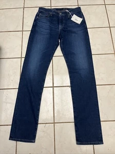 AG ADRIANO GOLDSCHMIED NWT! Dark Wash EVERETT SLIM STRAIGHT Jeans in CARA 30x34 - Picture 1 of 7