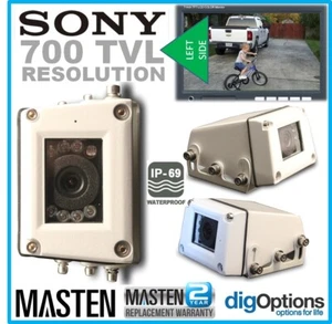 Reversing Monitor Camera Left Blind Spot White LED 700 TVL For Trucks Caravans - Foto 1 di 7