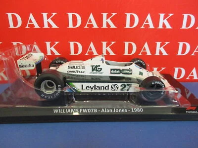 Die cast 1/24 Modellino Auto F1 Williams FW07B 1980 A. Jones - Immagine 1 di 4
