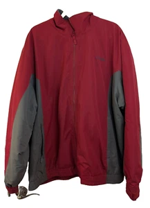 Cabela's, Men's, Fleece Lined Bomber Jacket, red and grey, size 2XL Tall - Picture 1 of 3