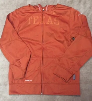 Chaqueta Nike Therma-Fit Texas Longhorns para mujer pequeña Foto 1 de 4