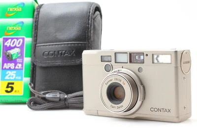 [Near MINT] Contax Tix Carl Zeiss 28mm f/2.8 Point＆Shoot APS Film Camera JAPAN - Image 1 of 4
