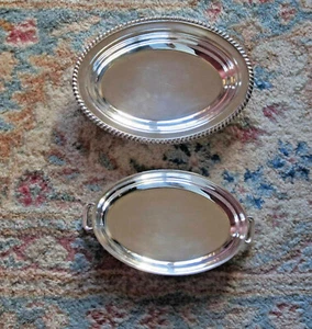 Vintage Silver Plate Au Gratin dish set (two items) - Picture 1 of 4