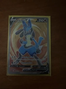 Lucario V SWSH213 SWSH: Sword & Shield Promo Cards Holo - Picture 1 of 4