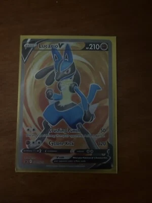 Lucario V SWSH213 SWSH: Sword & Shield Promo Cards Holo - Image 1 of 4