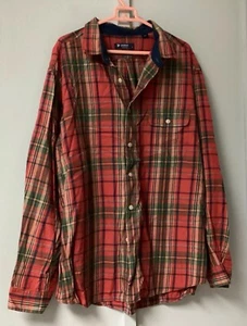 Daniel Cremieux Mens Shirt Size 2XL Rustic Plaid Cotton Long Sleeve Button - Picture 1 of 19