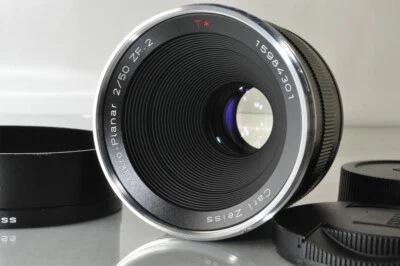 Carl Zeiss Makro-Planar T 50mm f/2 SLR Camera Lens for Nikon F Mount Japan - Image 1 of 4