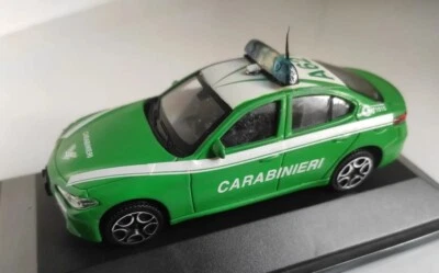 CARABINIERI FORESTALI Ex Corpo Forestale Alfa Romeo Giulia Die Cast Model 1/43 - Immagine 1 di 4