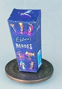 Dolls House Heroes Chocolates Empty Packet 1:12 Scale Miniature Sweets tumdee - Picture 1 of 6