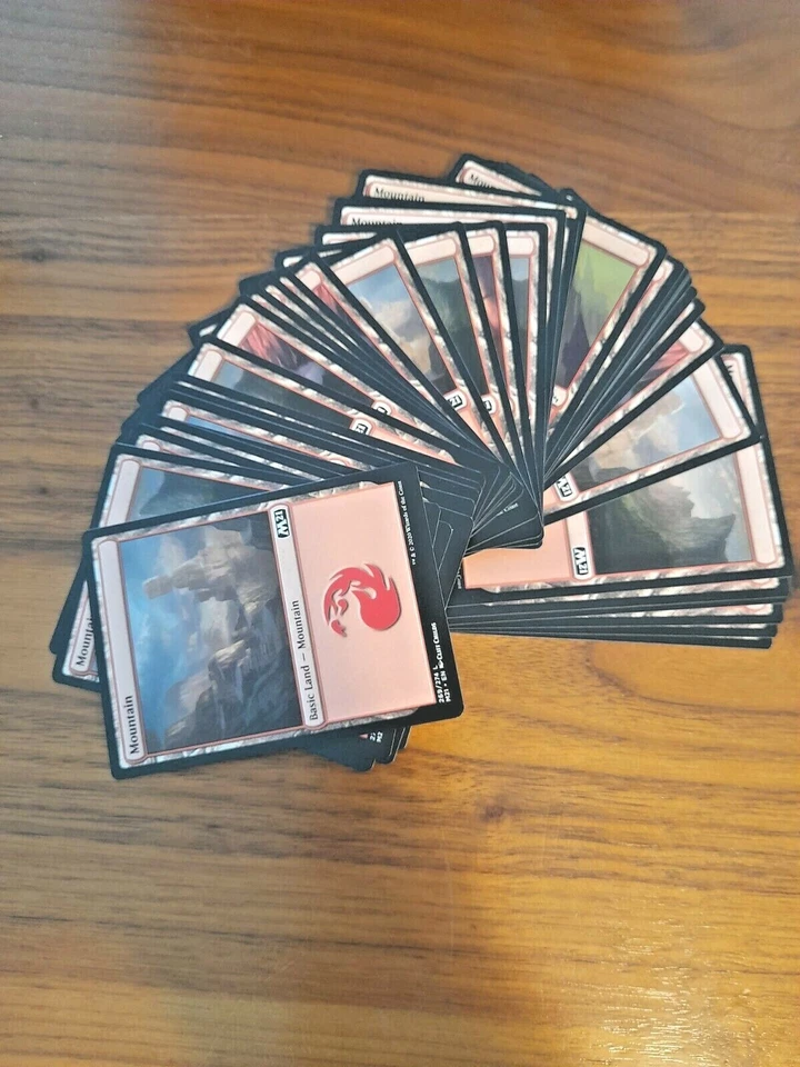 Magic the Gathering 50 x Gebirge / Mountain Standard Land Basic in Englisch MTG - Bild 1 von 1