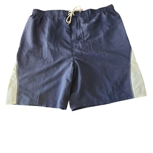 Laguna Swim Shorts Swimsuit Trunks Beach Blue White Mesh Lined Mens 2XL NEW NWT - Picture 1 of 10