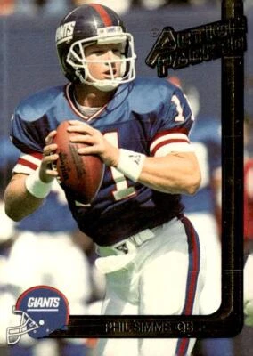 1991 Action Packed #188 Phil Simms - Image 1 of 2
