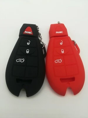 2*Fob Key Cover for 2014 2015 2016 DODGE DART CHALLENGER CHARGER MAGNUM CHRYSLER - Image 1 of 4