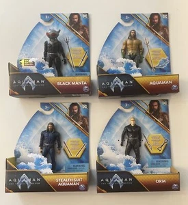 DC Aquaman 4 Piece Action Figure Set The Lost Kingdom 4” NEW - Picture 1 of 4