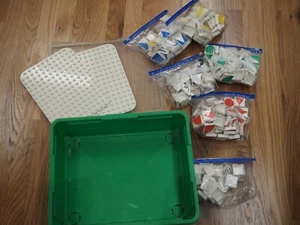 Vintage LEGO Duplo Mosaic Tile Set 9534-1 9534 base Plates & pattern cards Dacta - Picture 1 of 7