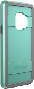 Samsung Galaxy S9 Case Aqua Gray Pelican Protector Slim Dual Layer soft-touch - Picture 1 of 3
