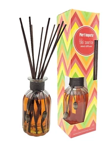 Pier 1 Reed Diffuser Set Raumduftöl Tiki Sunrise 10 Unzen Lufterfrischer _ - Bild 1 von 12