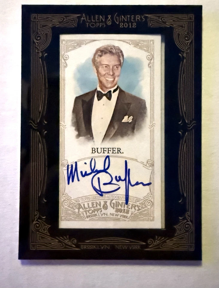 2012 TOPPS ALLEN & GINTER MICHAEL BUFFER CERTIFIED AUTO AUTOGRAPH CARD #AGA-MBF - Image 1 of 2
