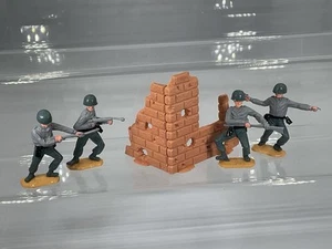 Timpo deutsche Soldaten mit zerstörter Mauer - Bild 1 von 9