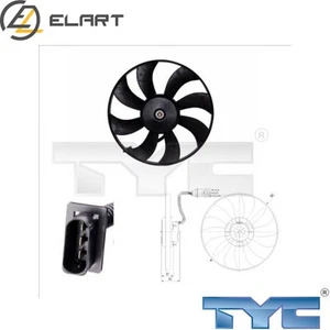 FAN RADIATOR 837-0021 FOR SKODA FABIA/II/Combi/Praktik ROOMSTER VW POLOIV 1.4L - Picture 1 of 6