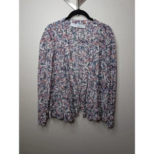 IRO Floral Tie Front Blouse Size 36 Fr / 4 US - Picture 1 of 9