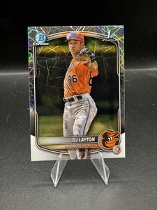 2025 Bowman Chrome - DJ Layton Laser Refractor #BCP-252 Orioles - Bild 1 von 2