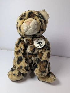 VINTAGE BUILD A BEAR 1st WWF LEOPARD 3rd in SERIES 2002 RETIRED BABW Wildlife - Picture 1 of 7