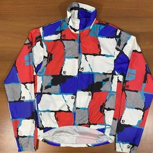Vtg Pearl Izumi Windbreaker Jacket Mens Size L Cycling Technical Wear Multicolor - Picture 1 of 7