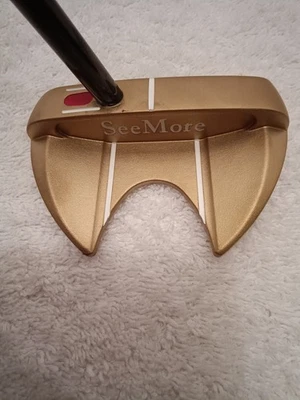 Seemore Bronze Model T Straight Putter (35in) - Image 1 of 4
