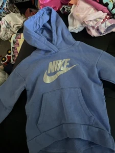 Nike Girls' Navy Blue Pullover Sweatshirt Size 6 for 5-6 Years - Picture 1 of 1