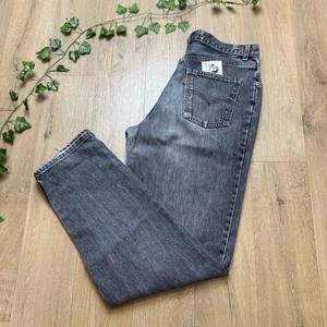VINTAGE 90S MEN’S LEVIS JEANS SIZE W32 L33 726 ORANGE TAB GREY DENIM (Vj151) - Picture 1 of 9