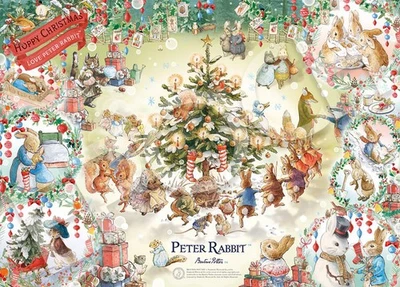 Rompecabezas Peter Rabbit Hoppy Navidad Época 06-514s 500 p Tamaño Estándar Foto 1 de 2