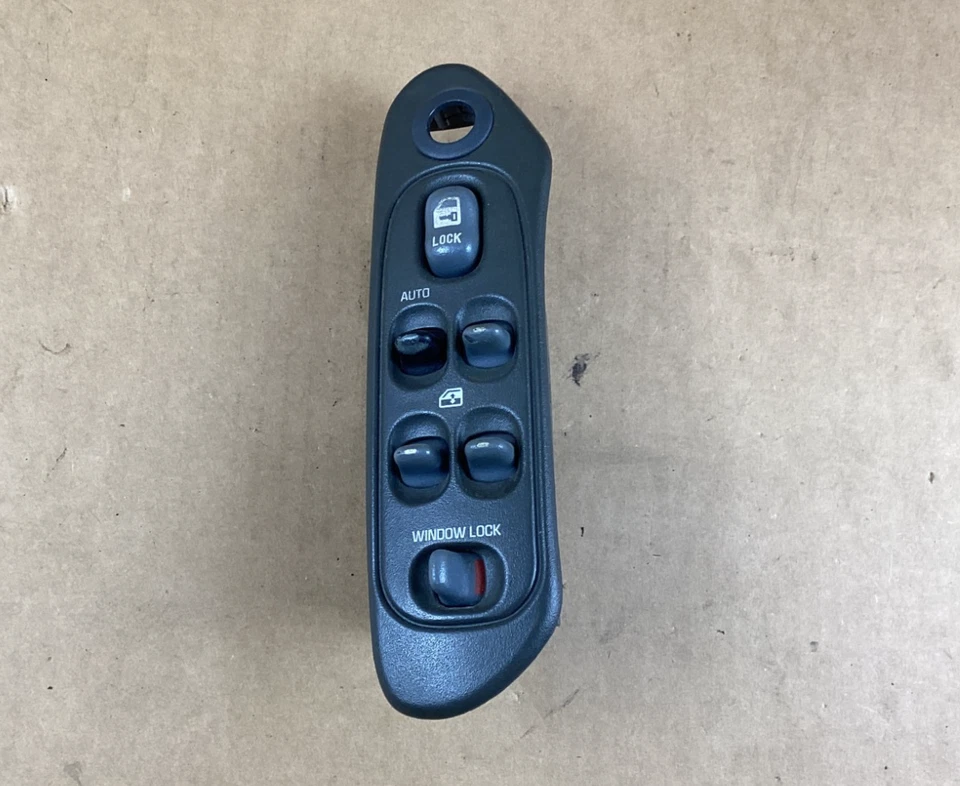 Pontiac Grand Am 1999-2000 interruptor de ventana principal del lado del conductor delantero izquierdo Foto 1 de 4