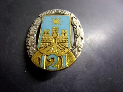 121° Régiment d'Infanterie - 121° RI ( émail ) - Photo 1/2