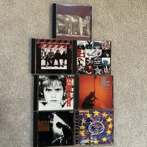 U2 CD Lot 7 albums achtung baby War Unforgettable Fire zooropa rattle and hum - Picture 1 of 7
