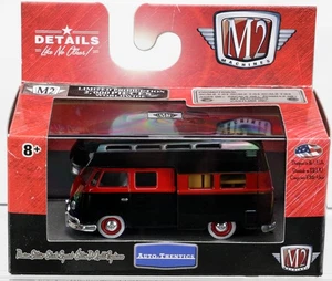 M2 Machines 1959 VW Double Cab Truck USA Model Auto Thentics - 32500 17-12 NRFB - Bild 1 von 6