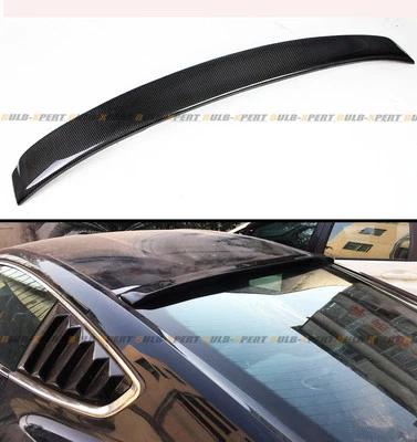 Alerón de techo ventana trasera de fibra de carbono para Ford Mustang S550 GT 2015-2023 Foto 1 de 4