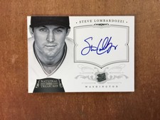 2012 Steve Lombardozzi National Treasures Rookie RC Auto /99 Rated Signed RR NT