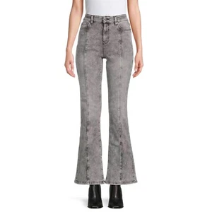 Time and Tru Women's Seamed Flare Jeans, Size: 14 - Picture 1 of 5