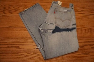 NWT MEN'S LEVI JEANS 551 Z Multiple Sizes Relaxed Straight 1961 Distressed $128 - Picture 1 of 3