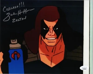 "Auténtica foto firmada a mano ""G.I.JOE ~ ZARTAN"" 8x10 de ZACK HOFFMAN (Certificado de Autenticidad de la JSA) - Imagen 1 de 2