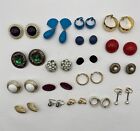 Lot Of 18 Unbranded Costume Jewelry Clip On Earrings