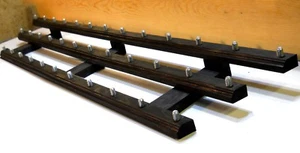 BLACK BEER TAP HANDLE DISPLAY * HOLDS 36 * 3 LEVELS - Picture 1 of 1
