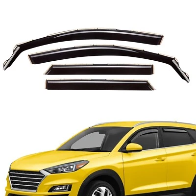 Parasoles de lluvia protectores de viento para Hyundai Tucson 2016-2021 Foto 1 de 4
