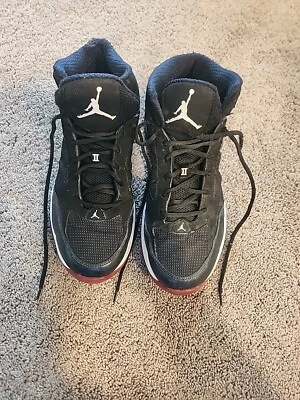 Nike Jordan MID 2 Negro Blanco Rojo Talla 11.5 Hombre’ 616362 001 Foto 1 de 4