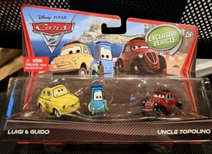 CARS 2 - LUIGI GUIDO & ZIO TOPOLINO - Mattel Disney Pixar - Imagen 1 de 2